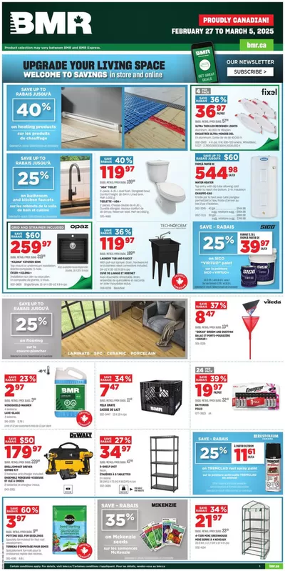 Garden & DIY offers in Saint-Georges | Our best offers for you in BMR | 2025-02-27 - 2025-03-05