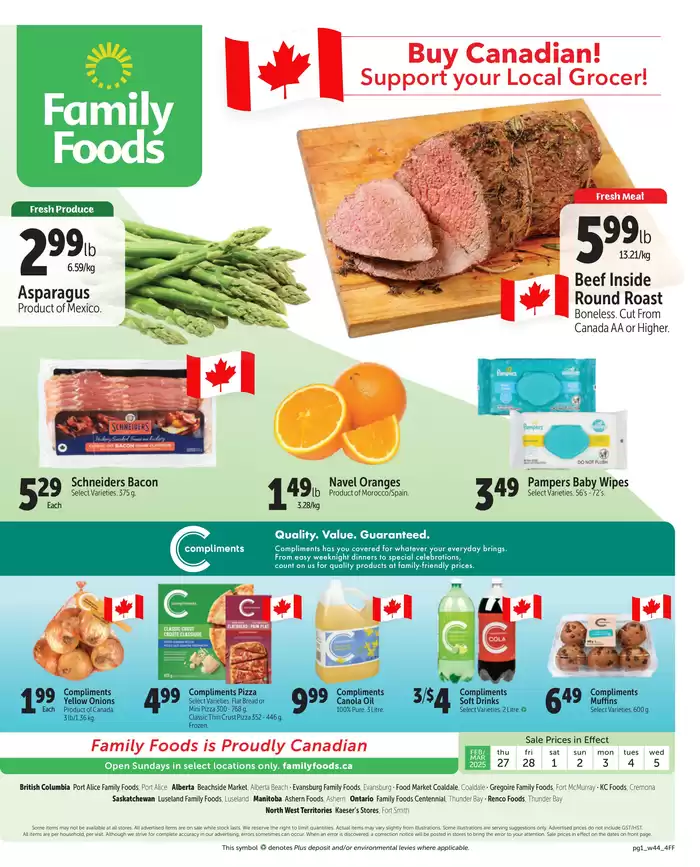 Family Foods catalogue in Fort McMurray | Current special promotions | 2025-02-27 - 2025-03-05