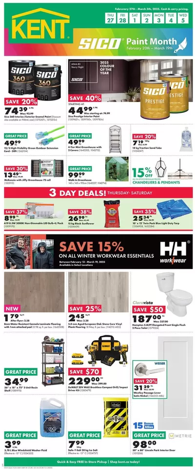 Garden & DIY offers in Moncton | Kent Weekly ad in Kent | 2025-02-27 - 2025-03-05