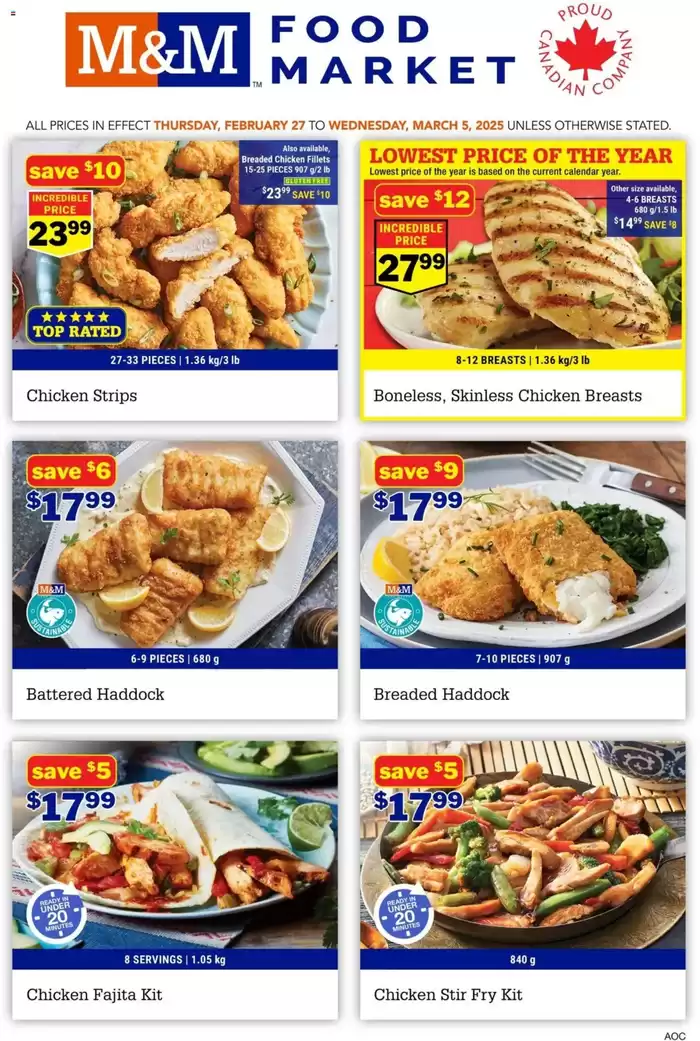 M&M Meat Shops catalogue in Nanaimo | M&M Meat Shops weekly flyer | 2025-02-27 - 2025-03-05