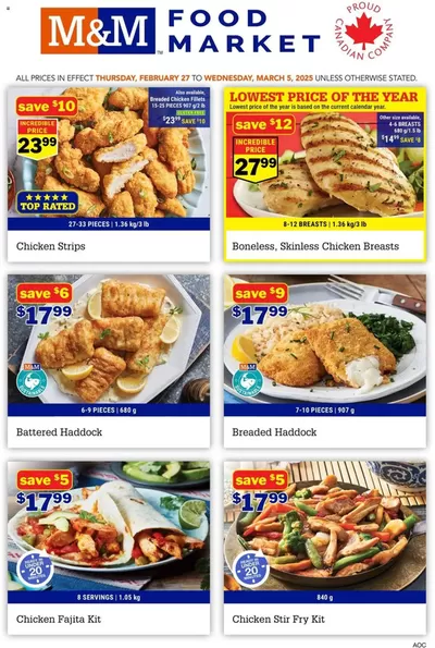 Grocery offers in Rimouski | M&M Meat Shops weekly flyer in M&M Meat Shops | 2025-02-27 - 2025-03-05