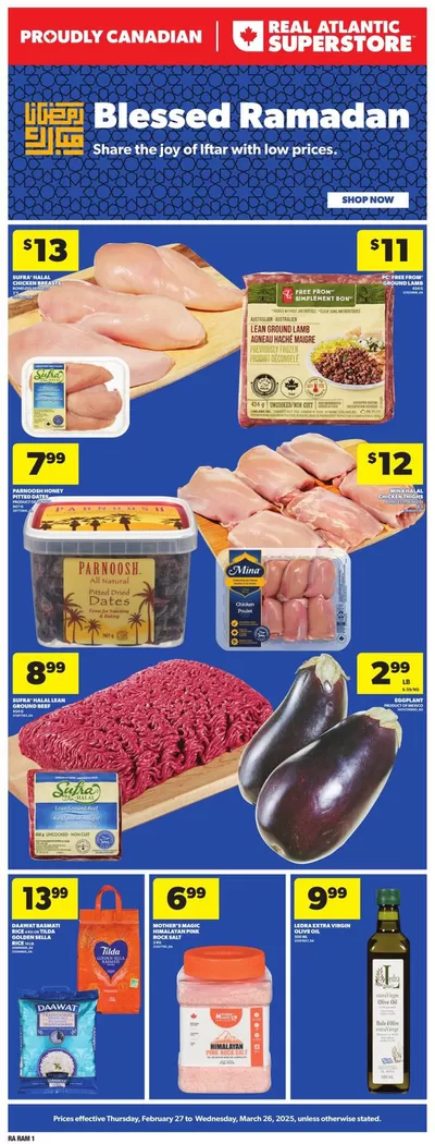 Atlantic Superstore catalogue in Dartmouth | Blessed Ramadan | 2025-02-27 - 2025-03-26