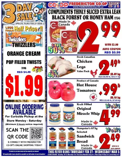 Grocery offers in Charlottetown (Prince Edward Island) | Weekly Specials in Co-op Atlantic | 2025-02-27 - 2025-03-05