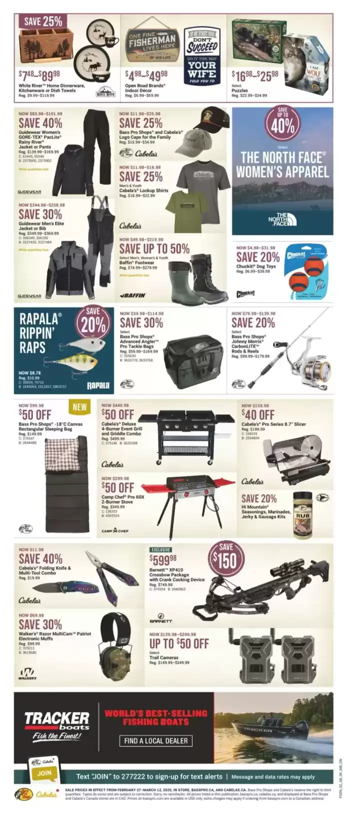 Cabela's catalogue in Saskatoon | Midwinter Markdowns | 2025-02-27 - 2025-03-12