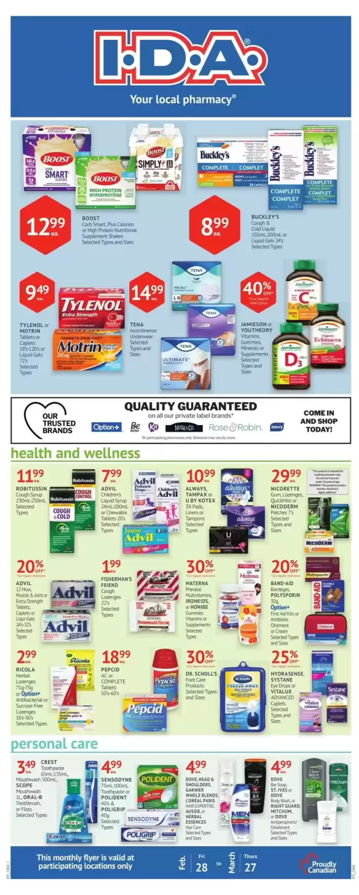 IDA Pharmacy catalogue in Nanaimo | Current deals and offers | 2025-02-28 - 2025-03-27