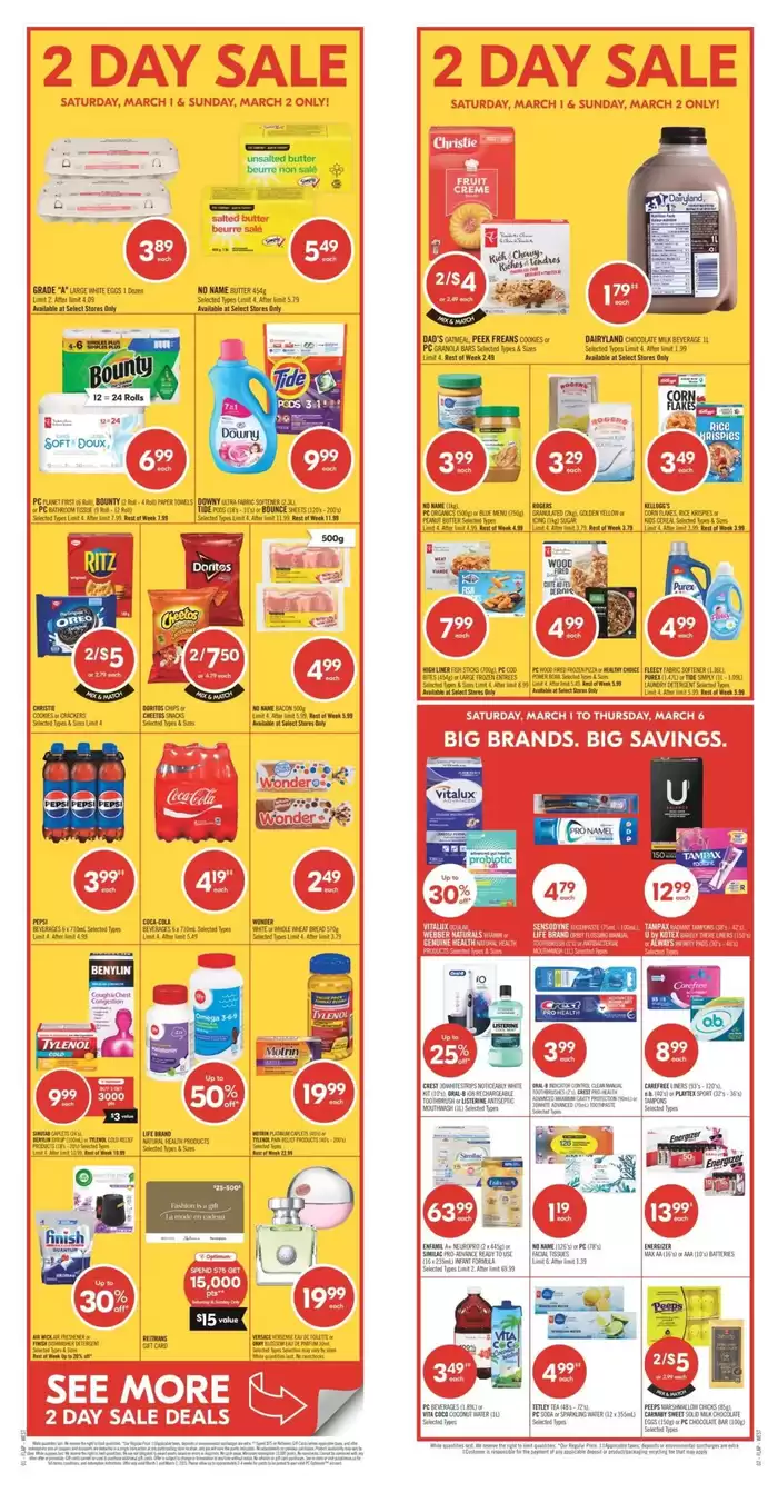 Shoppers Drug Mart catalogue in Red Deer | Great offer for bargain hunters | 2025-03-01 - 2025-03-06