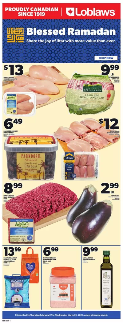 Loblaws catalogue in Richmond Hill | General Merchandise | 2025-02-27 - 2025-03-26