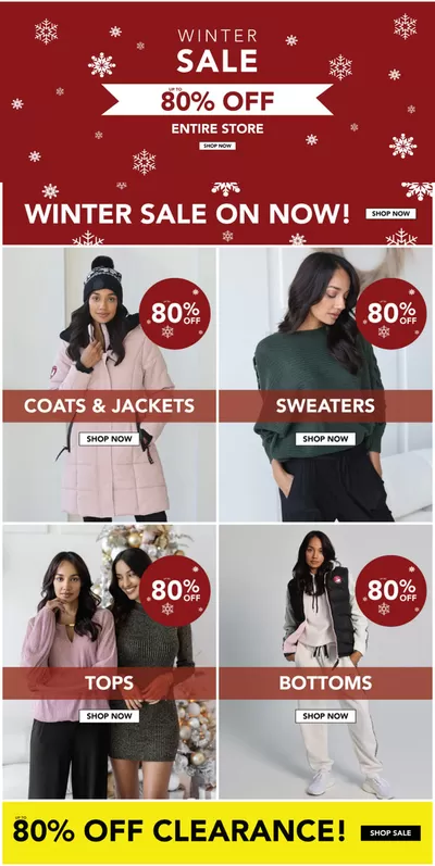 Clothing, Shoes & Accessories offers in Yarmouth | Up To 80% Off in Fairweather | 2025-02-28 - 2025-03-14