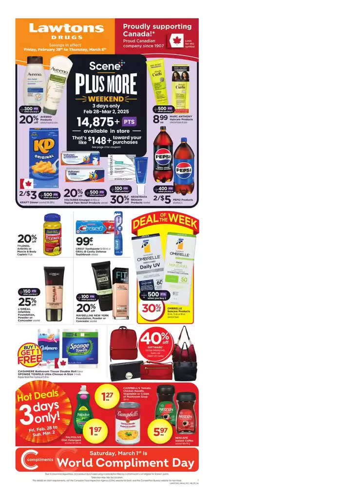 Lawtons Drugs catalogue | New offers to discover | 2025-02-28 - 2025-03-06