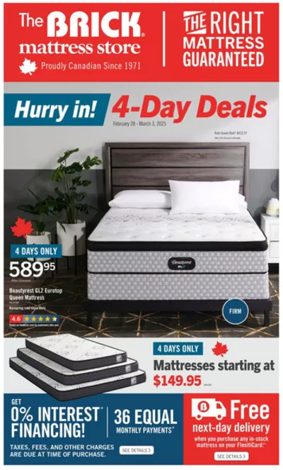 The Brick catalogue in Kamloops | Brick Mattress Store | 2025-02-28 - 2025-03-12