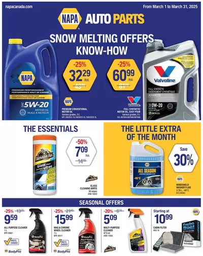 Automotive offers in Toronto | Flyer in NAPA Auto Parts | 2025-03-01 - 2025-03-31