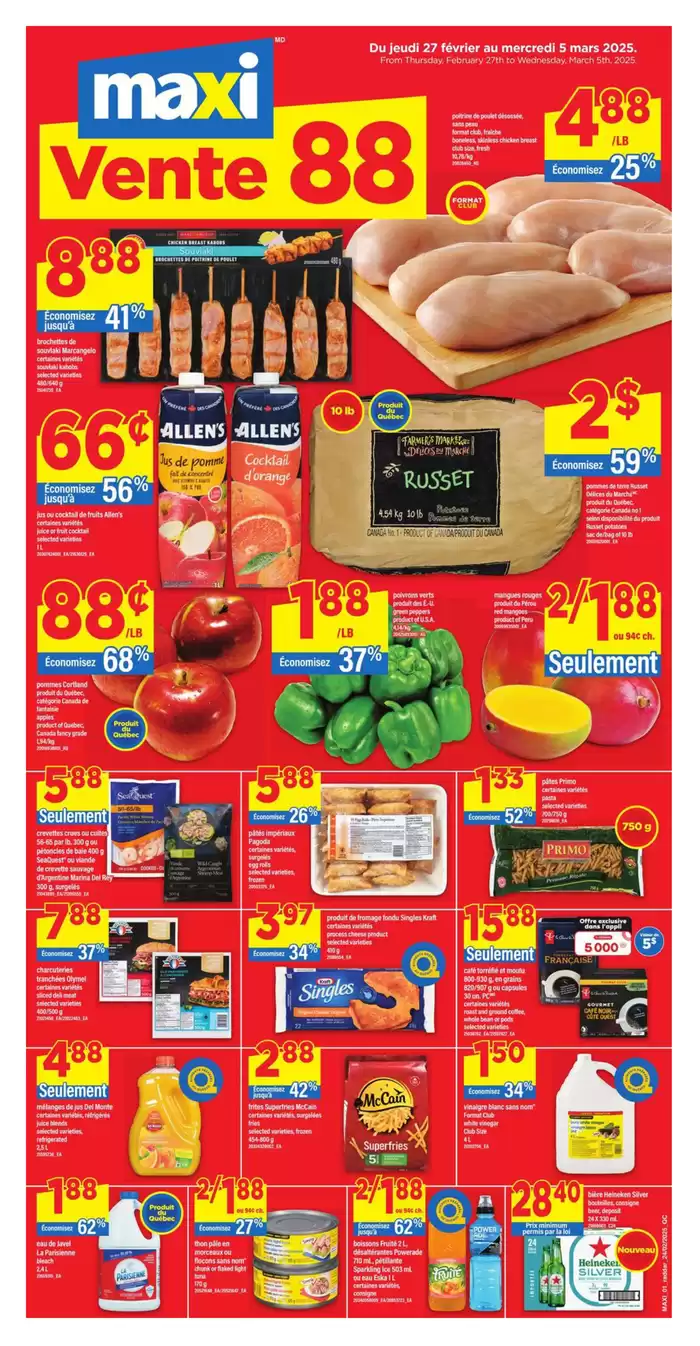 Maxi catalogue in Ottawa | Weekly Flyer -Hybris | 2025-02-27 - 2025-03-05