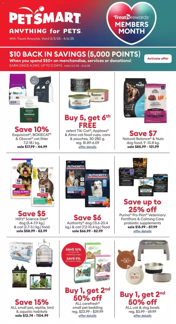 Petsmart catalogue in Regina | Petsmart weekly flyer | 2025-03-03 - 2025-04-06