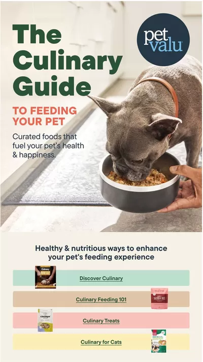 Petvalu catalogue in Moncton | The Culinary Guide | 2025-03-03 - 2025-03-31