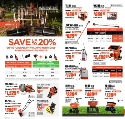 Garden & DIY offers in Saint-Georges | Save Up To 20% in Echo | 2025-03-03 - 2025-07-31