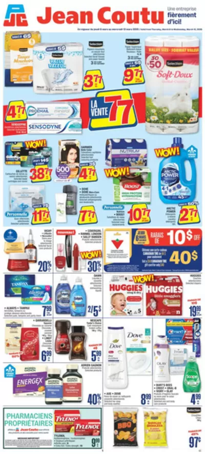 Pharmacy & Beauty offers in Quebec | Weekly Flyer in Jean Coutu | 2025-03-06 - 2025-03-12