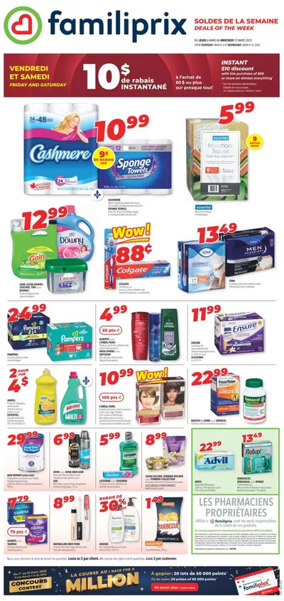 Familiprix catalogue in Quebec | Our best bargains | 2025-03-06 - 2025-03-12