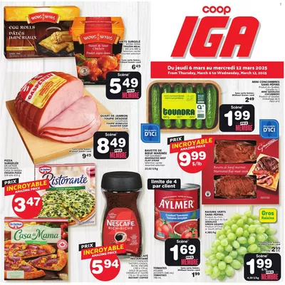 IGA catalogue in Gaspé | Iles-de-la-Madeleine | 2025-03-06 - 2025-03-12