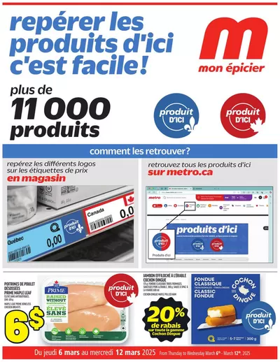 Metro catalogue in Ottawa | Metro weekly flyer Quebec | 2025-03-06 - 2025-03-12