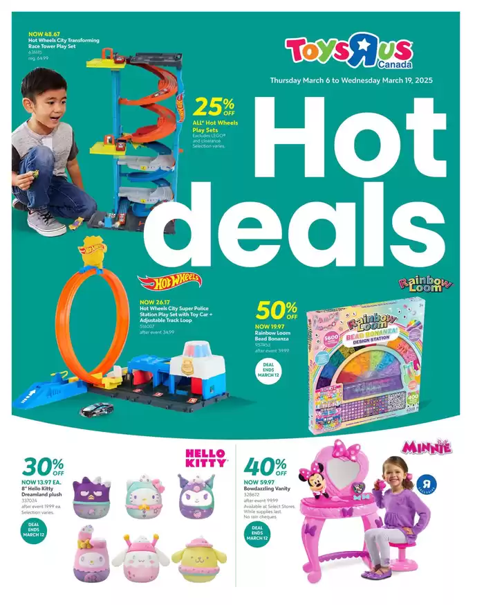 Toys R us catalogue in Edmonton | Exclusive deals and bargains | 2025-03-06 - 2025-03-19