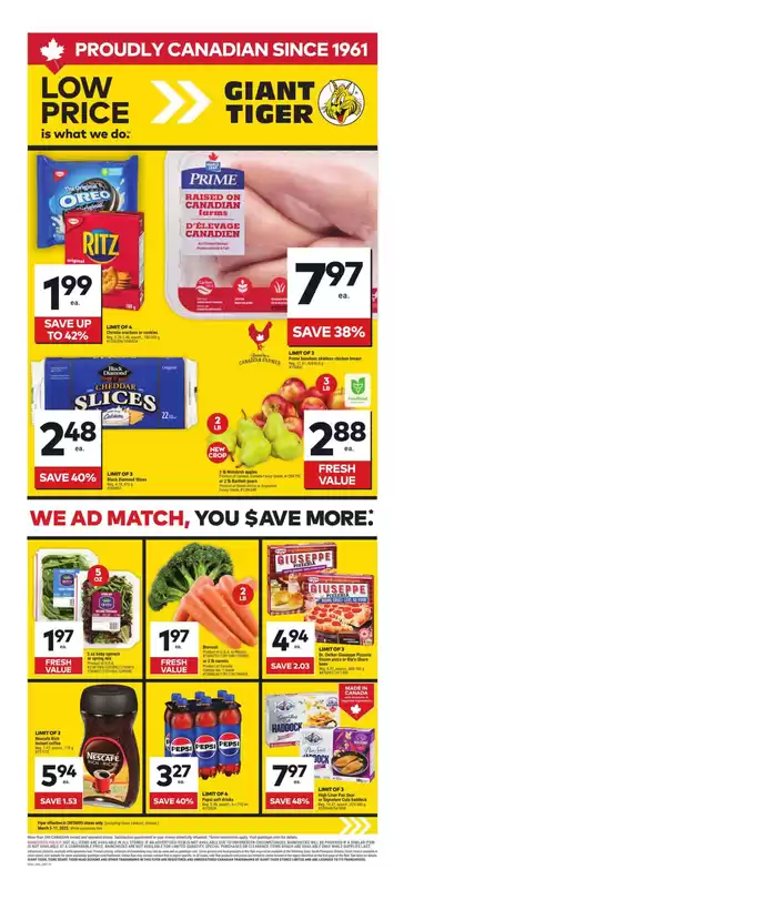 Giant Tiger catalogue in Burlington | Top deals for all customers | 2025-03-05 - 2025-03-11