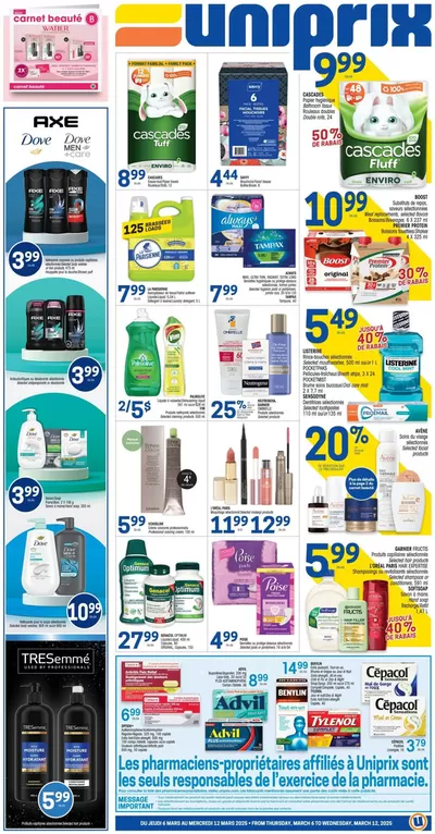 Pharmacy & Beauty offers in Hull QC | Our best offers for you in Uniprix | 2025-03-06 - 2025-03-12