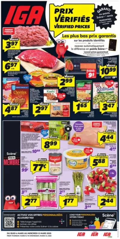 IGA Extra catalogue in Sherbrooke QC | IGA Extra weekly flyer | 2025-03-06 - 2025-03-12