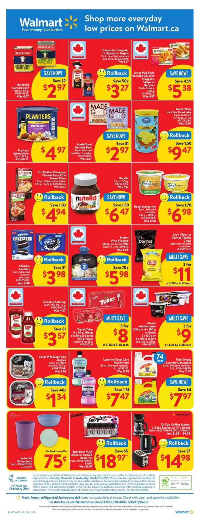 Walmart catalogue in Vancouver | Walmart flyer | 2025-03-06 - 2025-03-12