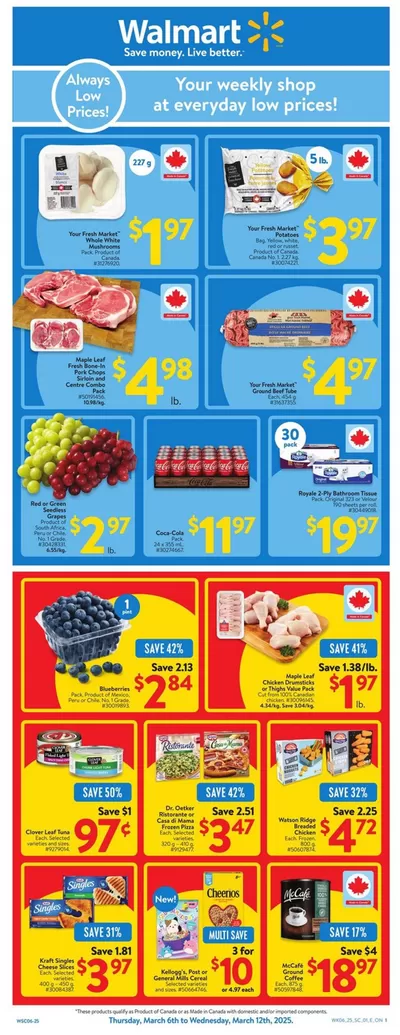 Grocery offers in Toronto | Walmart flyer in Walmart | 2025-03-06 - 2025-03-12