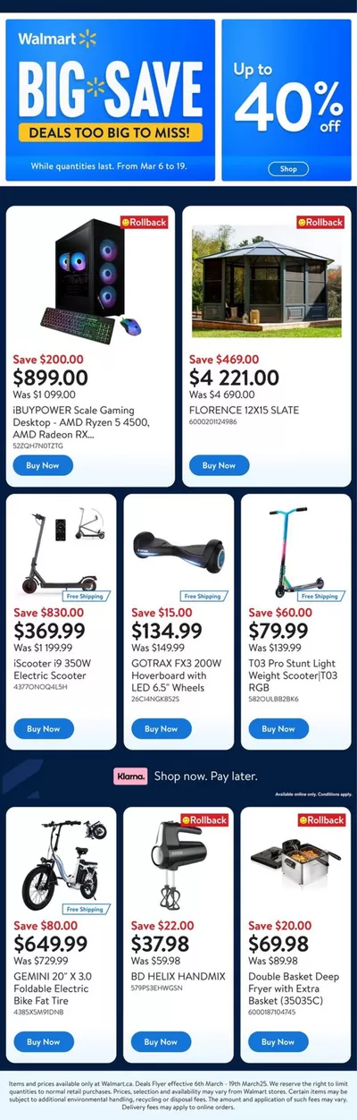 Walmart catalogue in Richmond Hill | Attractive special offers for everyone | 2025-03-06 - 2025-03-12