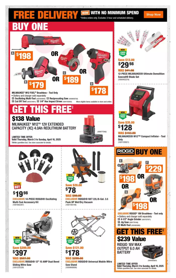 Home Depot catalogue in Regina | Discounts and promotions | 2025-03-06 - 2025-03-19