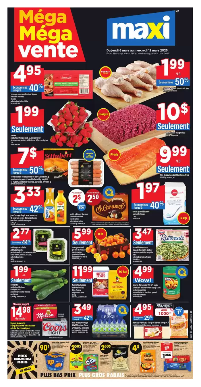 Maxi catalogue in Quebec | Weekly Flyer -Hybris | 2025-03-06 - 2025-03-12