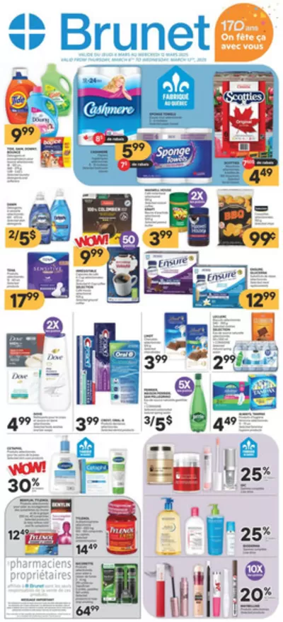 Pharmacy & Beauty offers in La Pocatière | Flyer in Brunet | 2025-03-06 - 2025-03-12