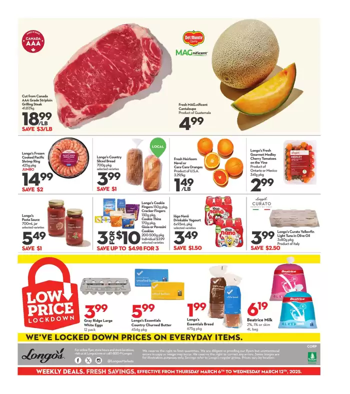 Longo's catalogue in Milton | Our best bargains | 2025-03-06 - 2025-03-12