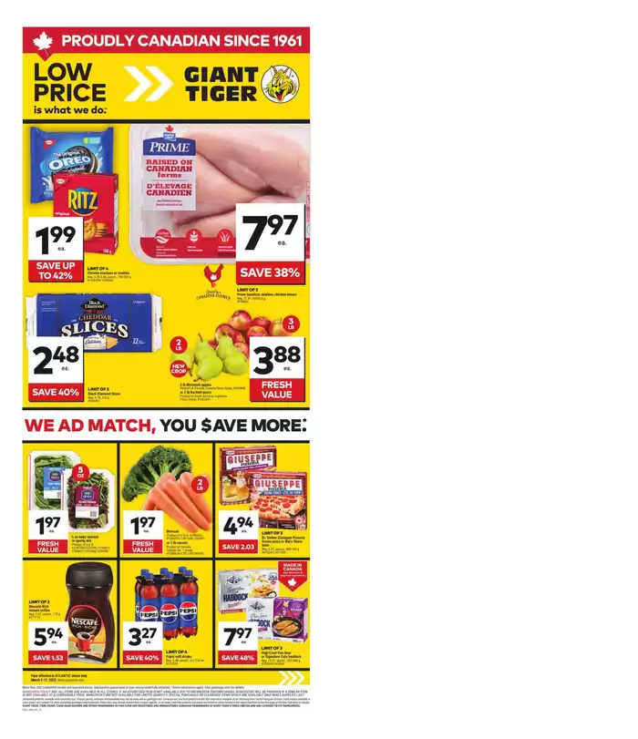 Giant Tiger catalogue in Borden-Carleton | Top deals and discounts | 2025-03-05 - 2025-03-11