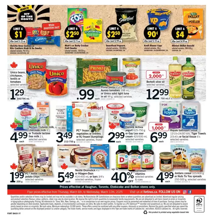 Fortinos catalogue in Hamilton | Fortinos weekly flyer | 2025-03-06 - 2025-03-12