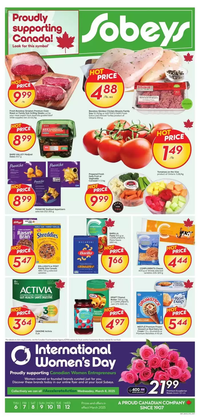 Sobeys catalogue in Fort McMurray | Discounts and promotions | 2025-03-06 - 2025-03-12