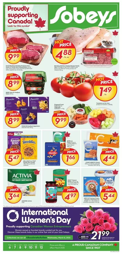 Grocery offers in Toronto | Discounts and promotions in Sobeys | 2025-03-06 - 2025-03-12