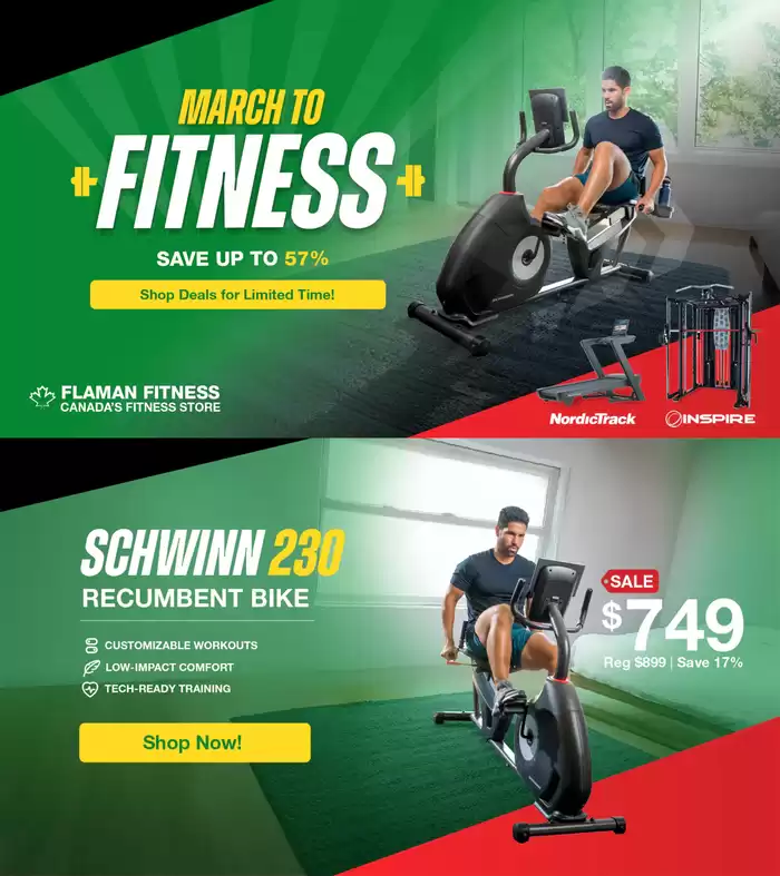 Flaman Fitness catalogue in Richmond | March Into Fitness Save Up To 57%  | 2025-03-05 - 2025-03-31