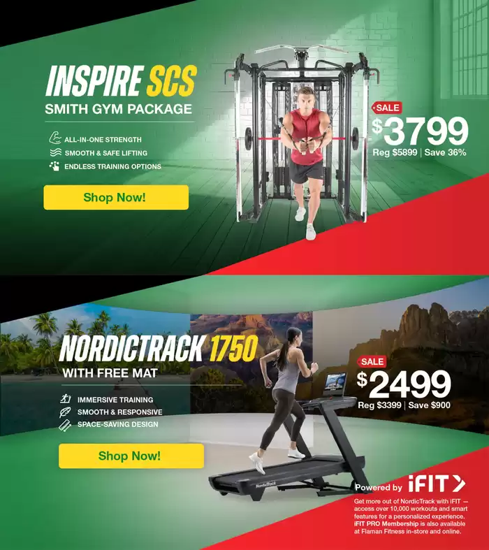 Flaman Fitness catalogue in Moncton | March Into Fitness Save Up To 57%  | 2025-03-05 - 2025-03-31