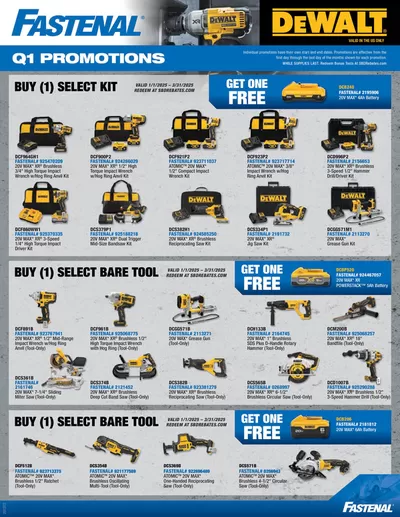 Fastenal catalogue in Vaughan | Stanley Black & Decker Q1 Promo | 2025-03-05 - 2025-03-31