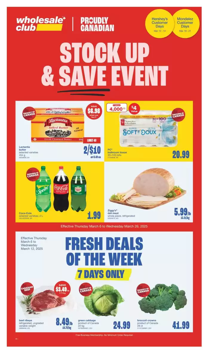 Wholesale Club catalogue in Richmond Hill | Wholesale Club Weekly ad | 2025-03-06 - 2025-03-26