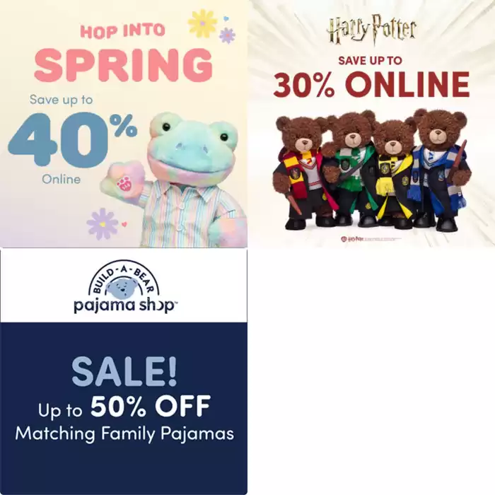 Build a Bear catalogue in Edmonton | Current deals and offers | 2025-03-06 - 2025-03-20