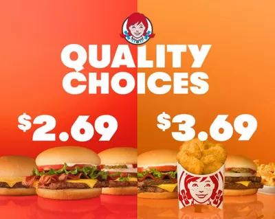 Restaurants offers in White Rock | Special Offers For You in Wendy's | 2025-03-06 - 2025-03-20