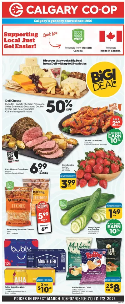 Grocery offers in Balzac | Big Deals in Calgary Co-op | 2025-03-06 - 2025-03-12