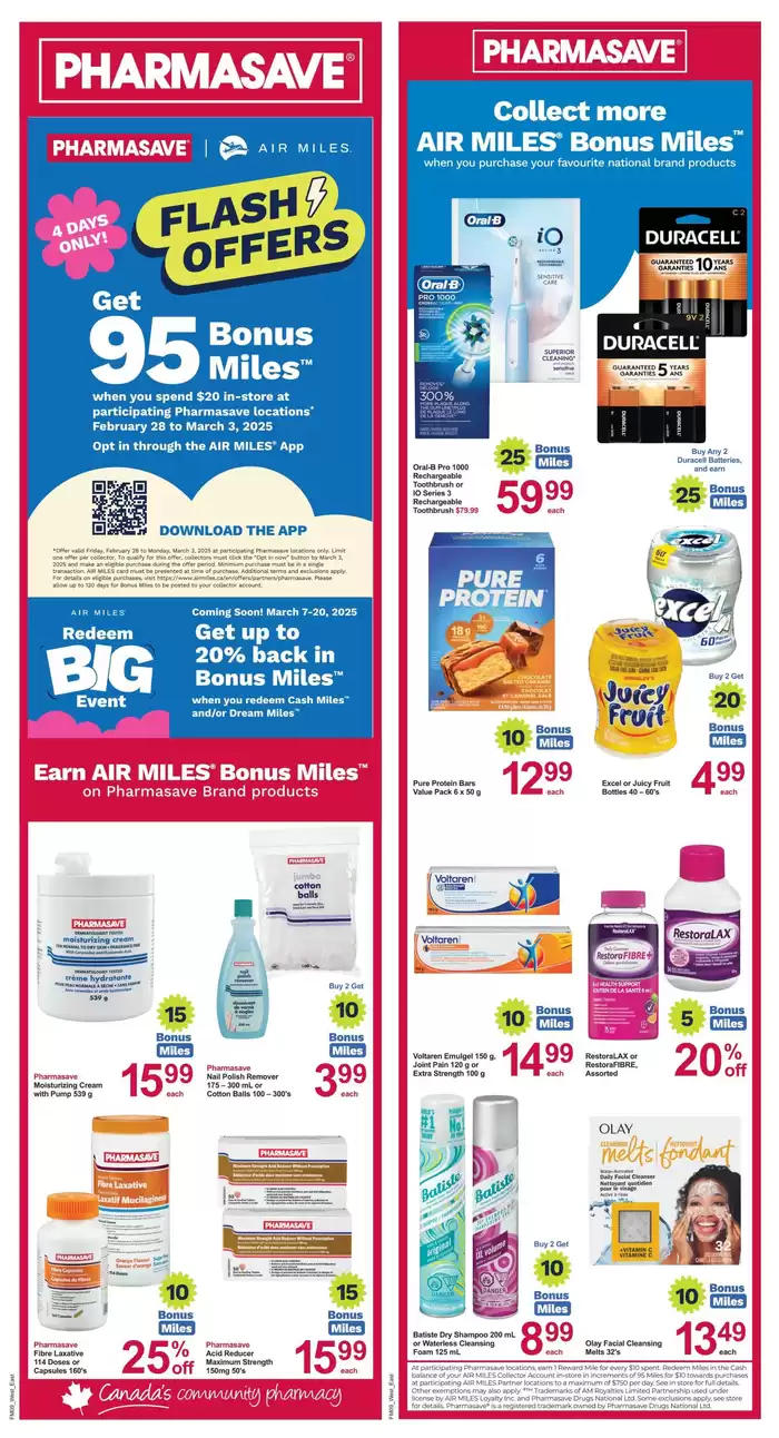 Pharmasave catalogue in Calgary | Our best offers for you | 2025-02-28 - 2025-03-13