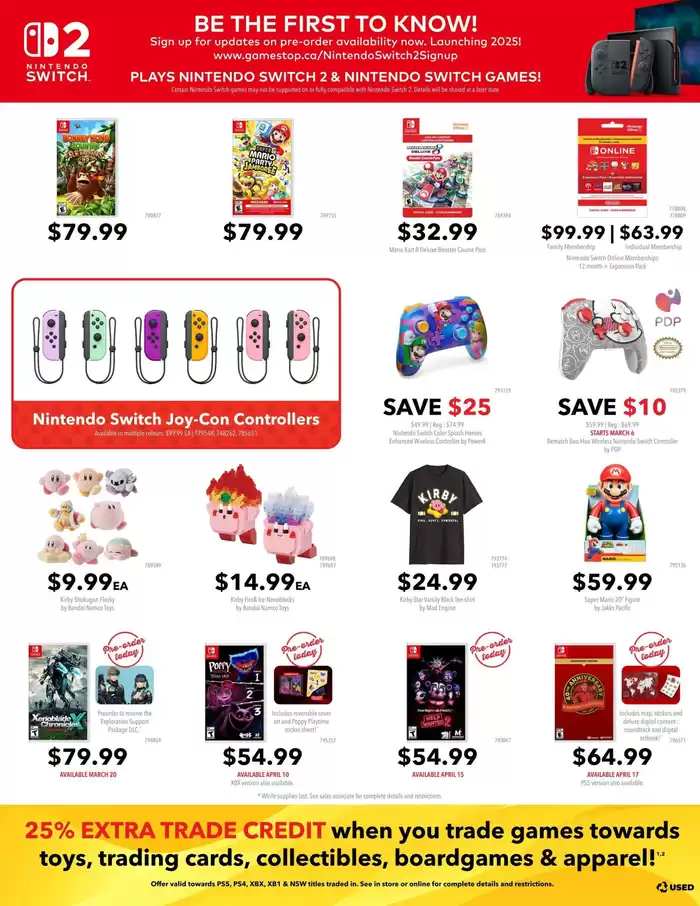 Game Stop catalogue in Saint-Jean-sur-Richelieu | Game Stop Weekly ad | 2025-03-07 - 2025-03-16