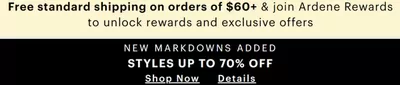 Clothing, Shoes & Accessories offers in Brantford | Up To 70% Off in Ardene | 2025-03-07 - 2025-03-21