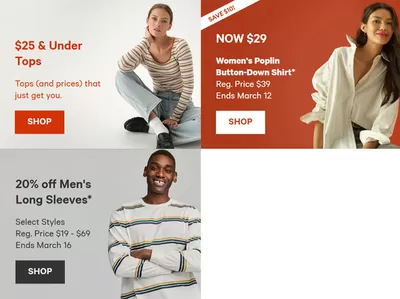 Clothing, Shoes & Accessories offers in Richmond Hill | Current deals and offers in Joe Fresh | 2025-03-07 - 2025-03-12