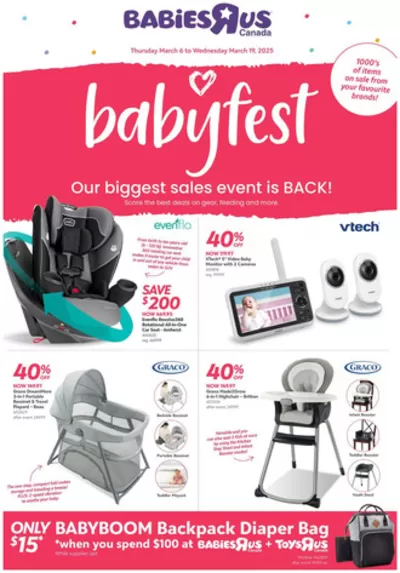 Toys R us catalogue in Calgary | Babies"R"Us Flyer | 2025-03-06 - 2025-03-19